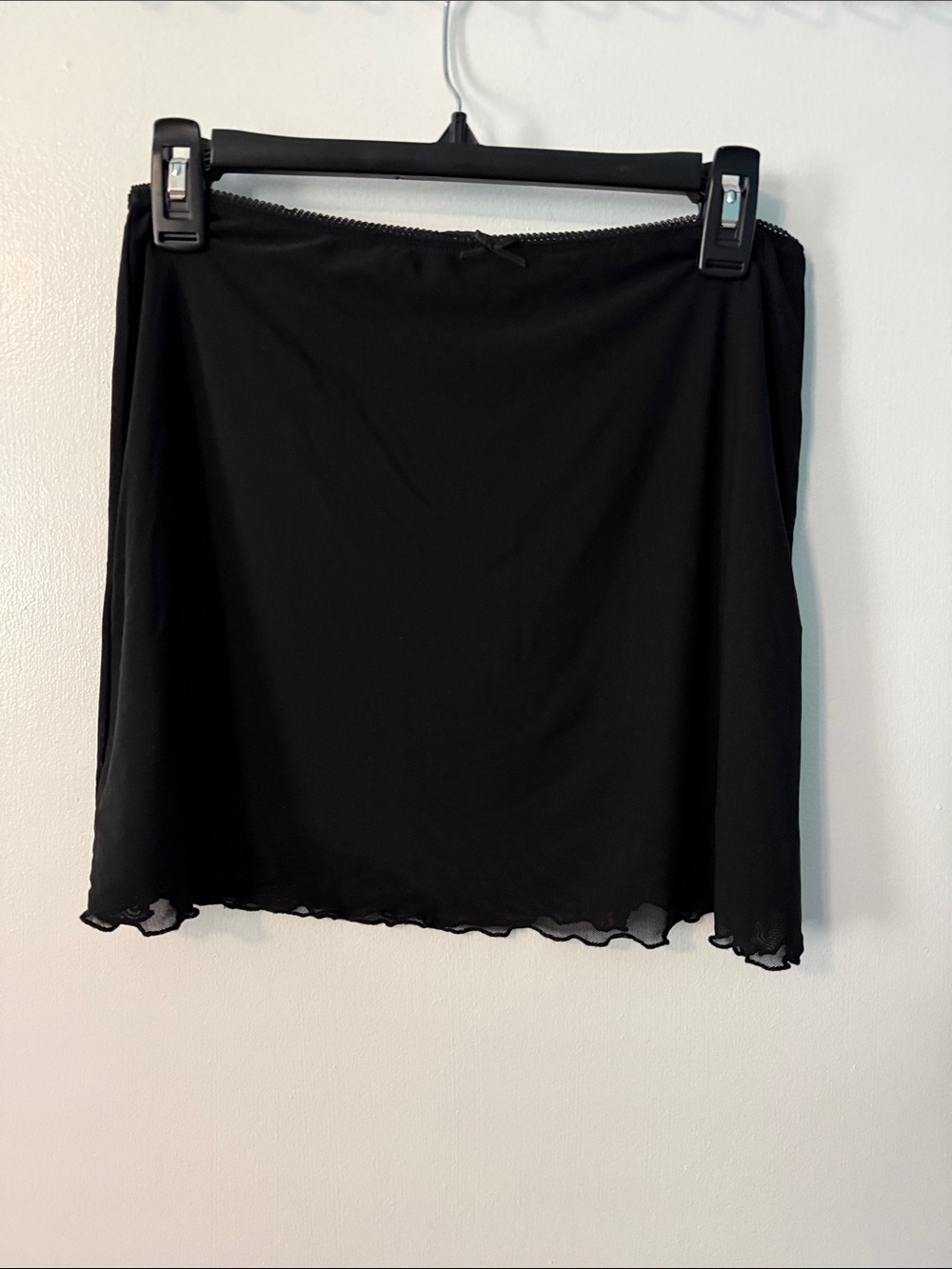 Brandy Melville Black Mini Half Slip Skirt